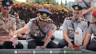 UPACARA ZIARAH ROMBONGAN POLRES BATU