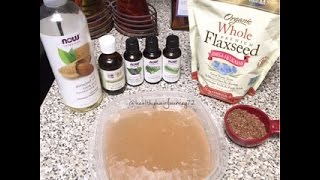 My DIY Flaxseed Gel| @HealthyHairJourney72|