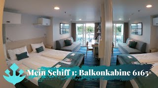 Mein Schiff 1 - Balkonkabine 6165