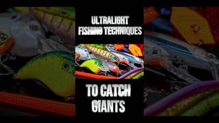 Ultralight Fishing Tricks for HUGE Bass! (2024). #fishing #technique