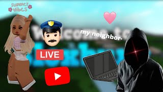 STREAMER GETS STALKED BY HER NEIGHBOR BECAUSE SHE SHOWS HER FACE -bloxburg-