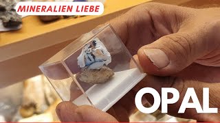 Opal aus Ethiopien aus Mineralien Sammlung 4K Opal - Der Schmuckstein