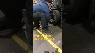 After 100 tries Rookie finally gets it!! #automobile #work #forklift #shorts #mechanic