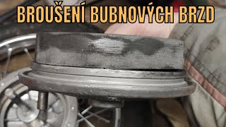 Výměna a broušení obložení bubnových brzd