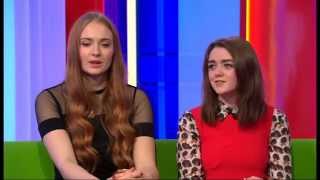 Game of Thrones' Sansa & Arya are interviewed on 31.03.14