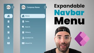 Expandable Navigation Menu in Power Apps
