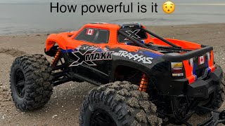 How much powerful could be a RC car XMAXX TRAXXAS