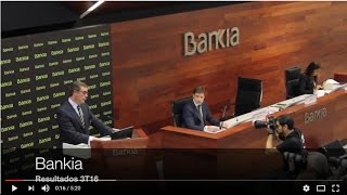 José Sevilla: el cuarto trimestre de Bankia será mejor que el tercero