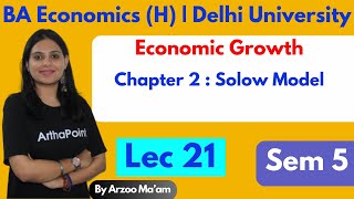 2024 Sem 5 | Lec 21 | Economic Growth & Business Cycles | Facts of Economic Growth | BA(H) Eco Sem 5