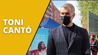 Toni Cantó en Fuenlabrada explicando que el sur de Madrid es la Andalucía de la Comunidad de Madrid