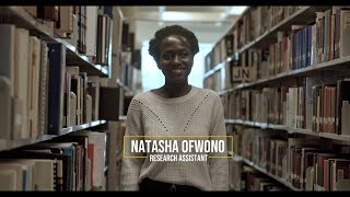 Research Assistant Natasha Talks About Her Experiences