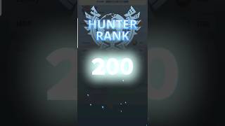 Finally hitting Hunter Rank 200!!! #capcomgames #monsterhunter #mhnow