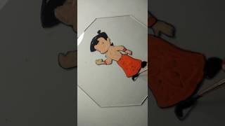 Bheem Glass Painting  #shorts #bheem #glasspainting #ytshorts #youtubeshorts