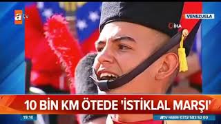 10 Bin KM Ötede İSTİKLAL MARŞI