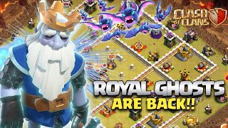 Th11 Royal Ghost Attack Strategy | Royal Ghost Event | Royal Ghost Bat Attack Strategy | Coc.