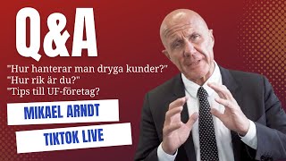 Hur hanterar man dryga kunder, UF- tips, tips till dörrknackning mm  - livestream från TikTok