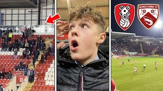 AWAY FANS KICKED OUT at Rotherham vs Morecambe *VLOG* LADAPO BRACE as THE MILLERS GO 6 POINTS CLEAR!