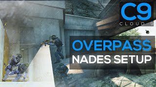 CS:GO - CLOUD 9 destroy 9INE by 3 nades