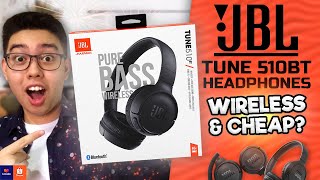 BEST BUDGET WIRELESS HEADPHONES?! JBL Tune 510BT Wireless Headphones - UNBOXING & FULL REVIEW