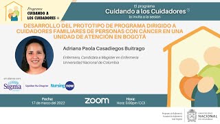 PROTOTIPO DE PROGRAMA DIRIGIDO A CUIDADORES DE PERSONAS CON CÁNCER