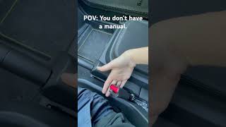 When you want a manual but don’t have one. #cars #manual #funny