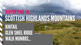 South Glen Shiel Ridge,Creag a'Mhaim,Druim Shionnach,Scotland's Mountain's.