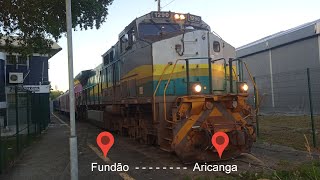 Viajando da Estação Fundão até Aricanga no P001!