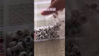 Organizing my charms asmr #beads #charms #jewelry