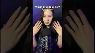 Which Nails Sound Better: Fake or Natural? #tapping #asmr #tappingasmr