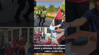 Tes kesehatan jasmani susulan personel polres Bangka Barat