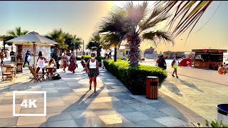 4K Dubai Walk Kite Beach - Spaziergang Dubai - [ASMR Non Stop]