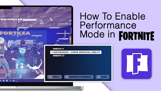 How To Enable Performance Mode In Fortnite! [More FPS]