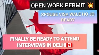 CANADA🇨🇦 INTERVIEW START💥💥GOOD NEWS CANADA SPOUSE OPEN WORK PERMIT 🇨🇦🇨🇦🇨🇦