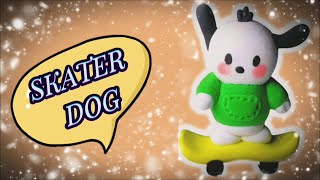 Polymer Clay SKATER DOG - Clay Art Ideas - Polymer Clay Tutorial