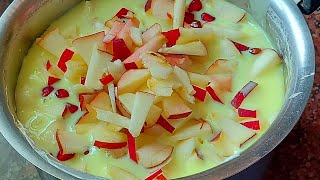 fruit custard recipe in telugu|ఫ్రూట్ కస్టర్డ్ #priyaskitchen telugu