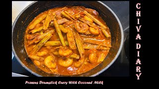 Prawns Drumstick Curry With Coconut Milk  I Chiva Style I Chiva Kitchen