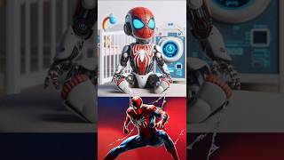 SUPERHEROS ROBOT BABY🤖-ALL CHARACTERS(MARVEL & DC)2024#spiderman#avengers #shorts#ytshorts#dc