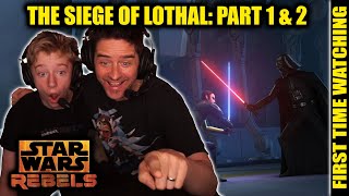 Star Wars Rebels: "The Siege of Lothal Part 1 & 2" (First Time Watching Reaction)