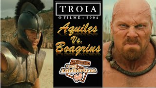 Aquiles vs. Boagrius - Apenas um Golpe #odisseia #troia #aquiles #bradpitt