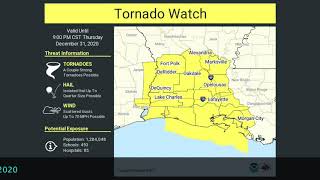 (EAS#186) Tornado Watch (Last Watch Of 2020!)