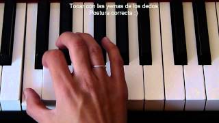 Aprender a tocar piano con postura correcta (1/5)