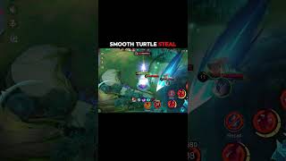 Smoothest turtle steal😱 #shorts #ytshorts #mlbb #mobilelegends #moonton #shortsviral