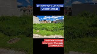 Lote en Venta Condominio Los Alisos Quetzaltenango