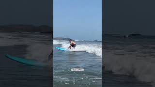 Goa surfing begginner #индия #swim #гоа #goa #surfing #surf