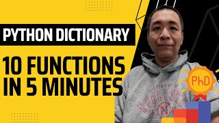 Python Dictionary Essentials: 10 functions in 5 minutes