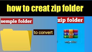 how to convert folder to zip file|zip file banana ka tahreeka