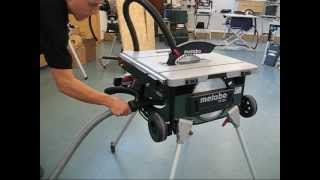 Metabo TS 254 Table Saw Demo