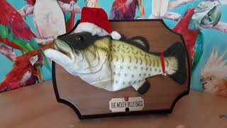 singing animated big mouth Billy bass, Christmas, I am selling on ebay uk unique-username