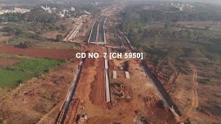 The Transformation Journey: 10km Road Development - Aerial View