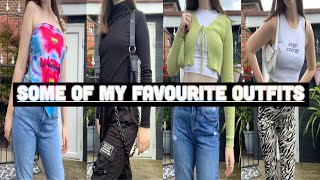 My 5 favourite outfits fashion look book y2k, streetwear.